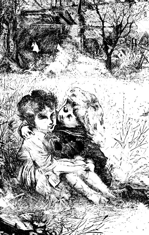 Two young children