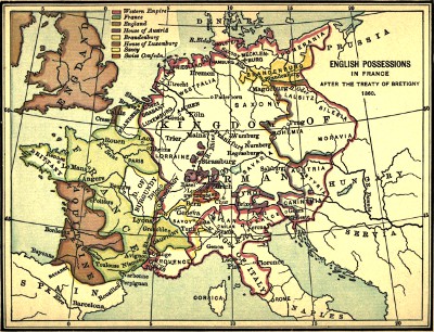 ENGLISH POSSESSIONS IN FRANCE AFTER THE TREATY OF BRETIGNY
1360