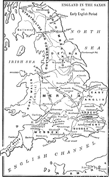 ENGLAND IN THE SAXON OR EARLY ENGLISH PERIOD.