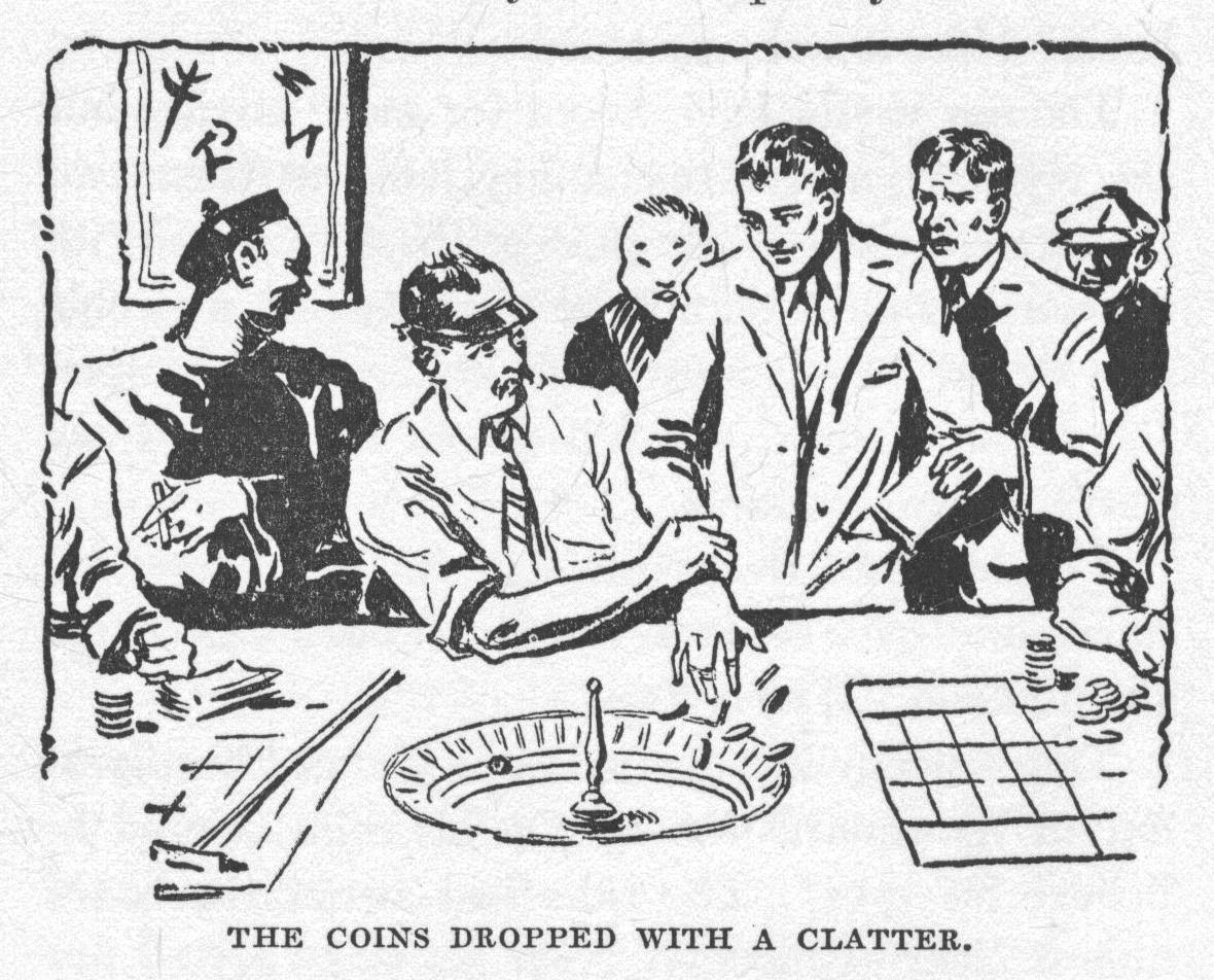 A man drops coins on a gaming table