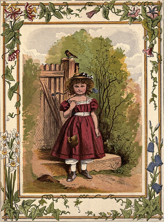 Little Girl in Red Dress
