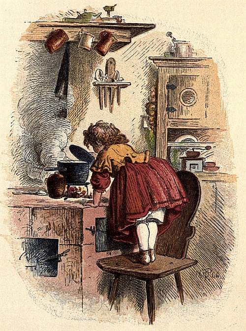 Girl Cooking