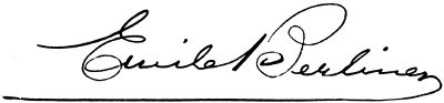 Signature of Emile Berliner