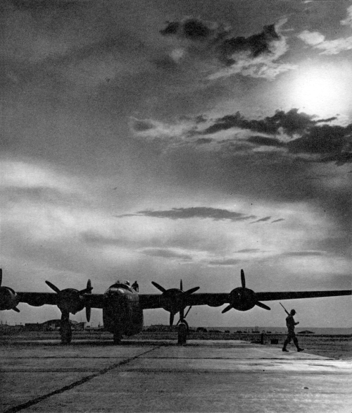 bomber sitting waiting for crew
