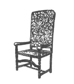 tapestry chair
