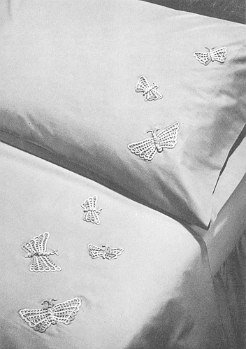 pillowcases with butterflies