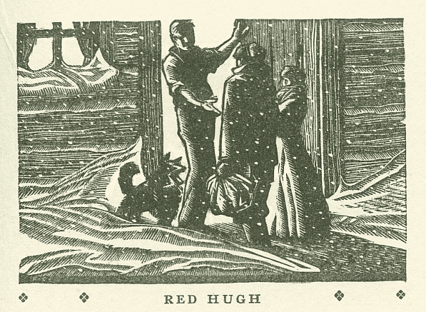 Red Hugh at the door