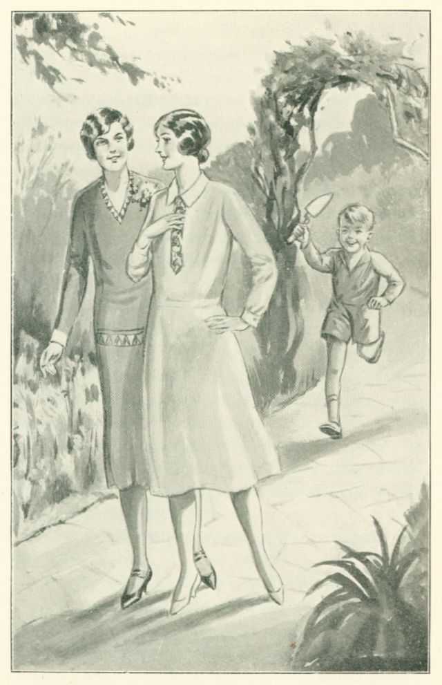 two girls walking