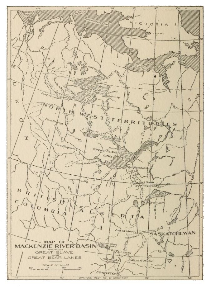 Map of MacKenzie River basin