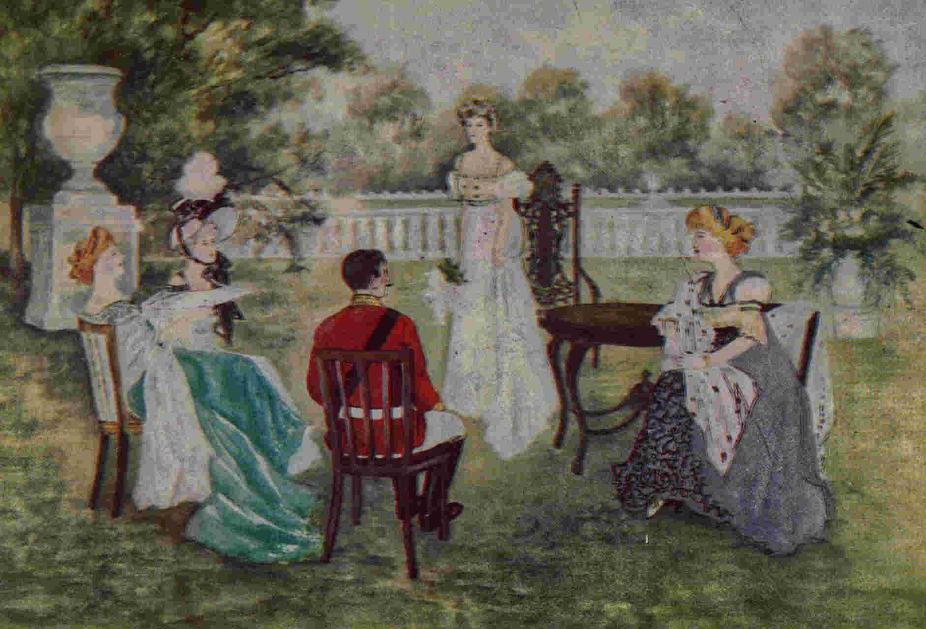 A garden party