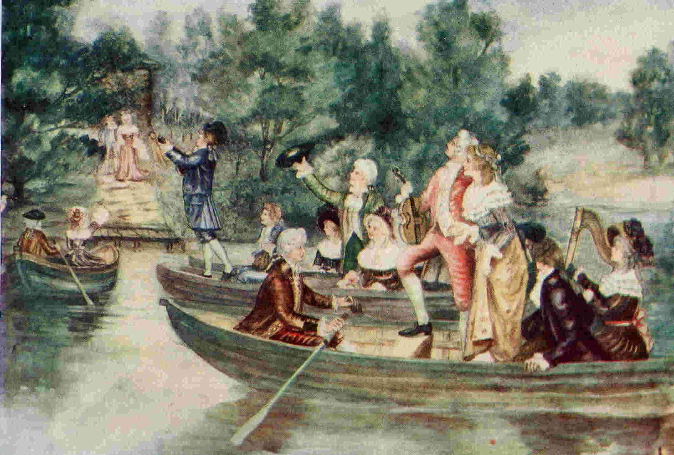 boating scene on the water