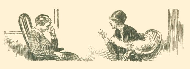 two women talking