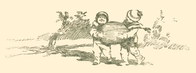 two children carrying a watermelon